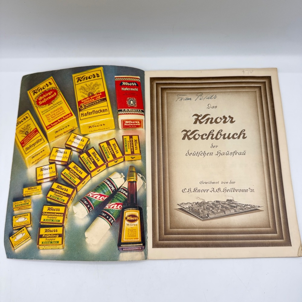 Knorr Kochbuch Cookbook Pamphlet Multicolor Vtg German Recipes Advertising Retro - Picture 9 of 16